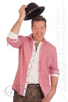 Spieth & Wensky Trachtenhemd - BERRY, Rot, 45/46 (XXL)