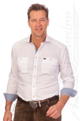 Spieth & Wensky Trachtenhemd - DIETHELM, Blau, 41/42 (L)