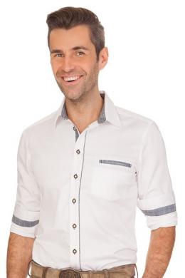Spieth & Wensky Trachtenhemd - GIMALDI, Blau, 49/50 (4XL)