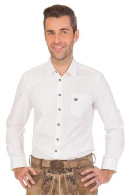 Spieth & Wensky Trachtenhemd - GRASDORF, Weiß, 43/44 (XL)