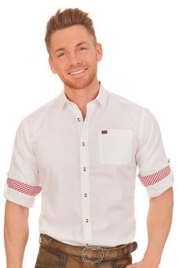 Spieth & Wensky Trachtenhemd - KESSEL, Rot, 45/46 (XXL)