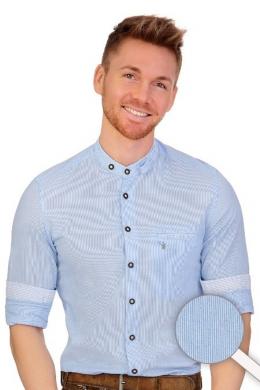 Spieth & Wensky Trachtenhemd - MITTENFELS, Hellblau, 43/44 (XL)