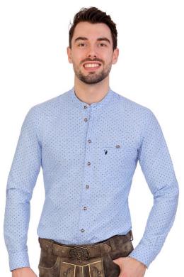 Spieth & Wensky Trachtenhemd - NEMO, Blau, 45/46 (XXL)