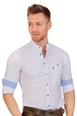 Spieth & Wensky Trachtenhemd - NEMO, Weiß, 43/44 (XL)