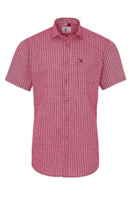 Spieth & Wensky Trachtenhemd - NEPTUN KA, Rot, 43/44 (XL)