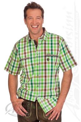 Spieth & Wensky Trachtenhemd - SANTORIN, Grün, 47/48 (XXXL)