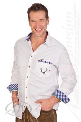 Spieth & Wensky Trachtenhemd - SYDNEY, Blau, 49/50 (4XL)
