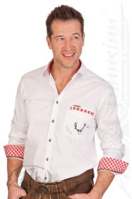 Spieth & Wensky Trachtenhemd - SYDNEY, Rot, 49/50 (4XL)