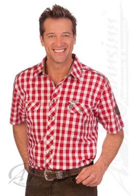Spieth & Wensky Trachtenhemd - TAIFUN, Rot, 47/48 (XXXL)