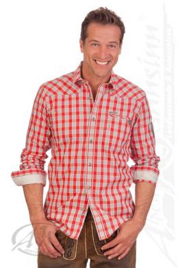 Spieth & Wensky Trachtenhemd - TOBIAS, Rot, 41/42 (L)