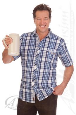 Spieth & Wensky Trachtenhemd - WALTER, Blau, 37/38 (S)