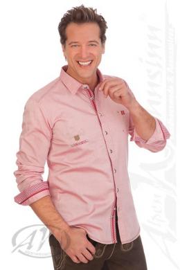 Spieth & Wensky Trachtenhemd - WINZER, Rot, 41/42 (L)
