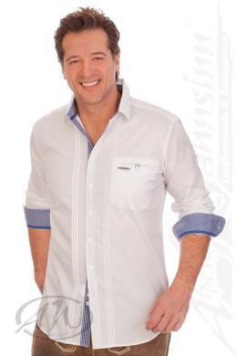 Spieth & Wensky Trachtenhemd - WINZUM, Blau, 37/38 (S)