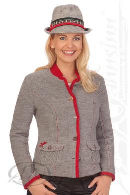 Spieth & Wensky Trachtenjacke Damen - DELLA, Hellgrau, 44