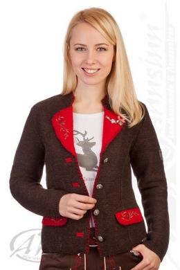 Spieth & Wensky Trachtenjacke Damen - NEURIED, Dunkelbraun, XXL