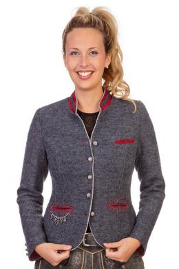 Spieth & Wensky Trachtenjacke Damen - POOL, Mittelgrau, 38