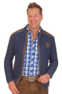 Spieth & Wensky Trachtenjacke Herren - DAKAR, Jeansblau, XS