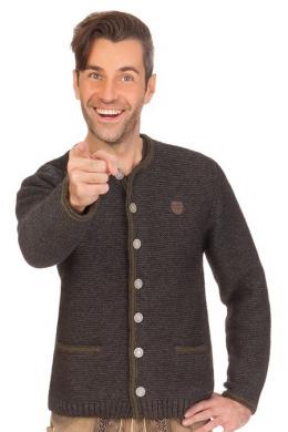 Spieth & Wensky Trachtenjacke Herren - GOTTFRIED, Dunkelgrau, XL