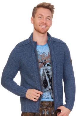 Spieth & Wensky Trachtenjacke Herren - MERZEN, Jeansblau, XXXL