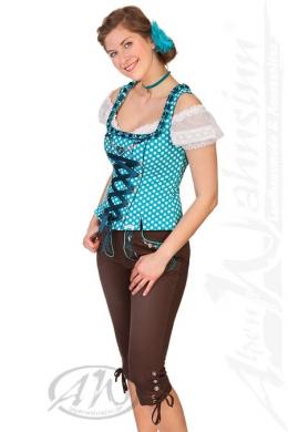 Spieth & Wensky Trachtenjeans Damen - NICOLE /türkis, Türkis, 42