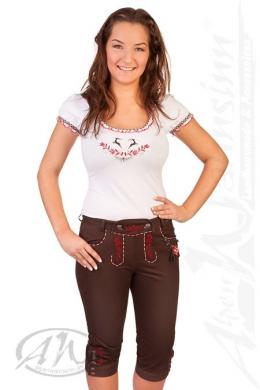 Spieth & Wensky Trachtenjeans Damen, Rot, 32