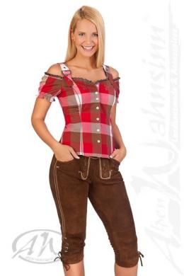 Spieth & Wensky Trachtenlederhose Damen, Braun, 50