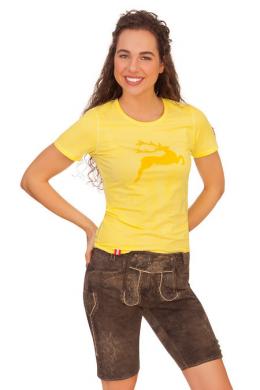 Spieth & Wensky Trachtenlederhose Damen - HARPER, Trüffel, 36