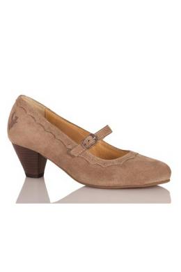 Spieth & Wensky Trachtenpumps - JULIETTE, Taupe, 37