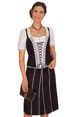 Spieth & Wensky Trachtenrock - FLUSS, Schwarz, 36