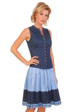 Spieth & Wensky Trachtenrock - HENNDORF, Blau, 46