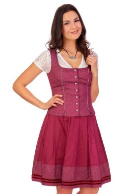 Spieth & Wensky Trachtenrock - NALANI, Weinrot, 46