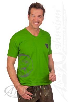 Spieth & Wensky Trachtenshirt Herren - SANTO, Grasgrün, S