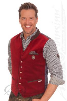 Spieth & Wensky Trachtenweste - ACHILL, Rot, 44