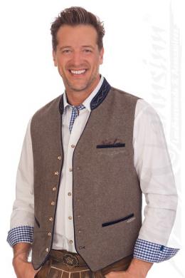 Spieth & Wensky Trachtenweste - ACHIM, Blau, 44