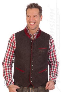Spieth & Wensky Trachtenweste - BERND, Rot, 50
