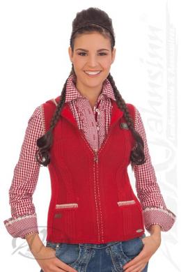 Spieth & Wensky Trachtenweste Damen - ALBENA, Rot, XXL