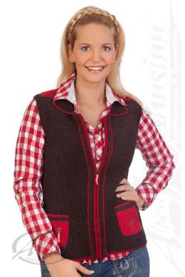 Spieth & Wensky Trachtenweste Damen - WINDAU, Braun, L