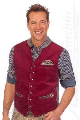 Spieth & Wensky Trachtenweste - DIETBERT, Rot, 52
