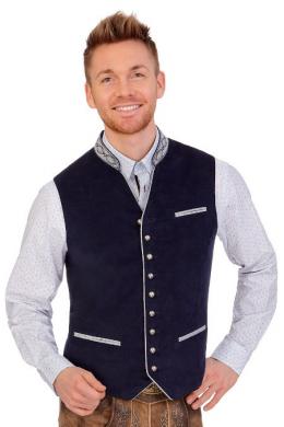 Spieth & Wensky Trachtenweste - NATHAN, Dunkelblau, 50