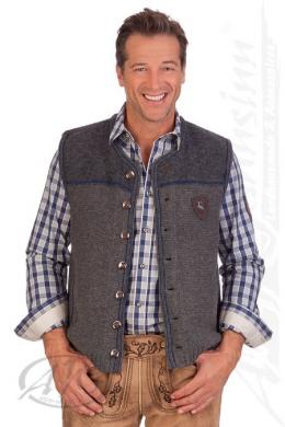 Spieth & Wensky Trachtenweste - RAMSAU, Hellgrau, XXXL