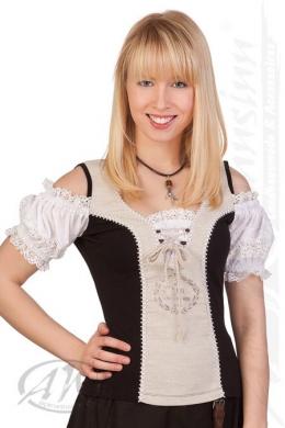 Stockerpoint Blusenshirt - ALBA, Schwarz, 38