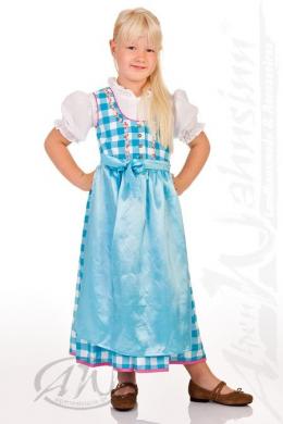Stockerpoint Kinderdirndl 3tlg. - EMILY, Türkis, 146/152