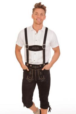 Stockerpoint Kniebundlederhose - JUSTIN 2, Schwarz, 46