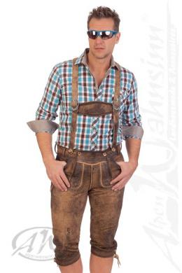 Stockerpoint Kniebundlederhose - STEFAN, Stein, 44