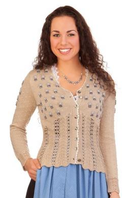 Stockerpoint Trachten Strickjacke - GIANINA, Natur, 38