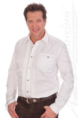 Stockerpoint Trachtenhemd - MIKA, Weiß, 37/38 (S)