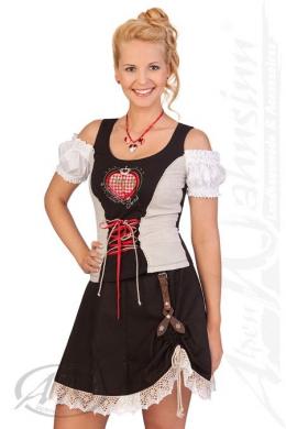Stockerpoint Trachtenrock - KELLY, Schwarz, 40