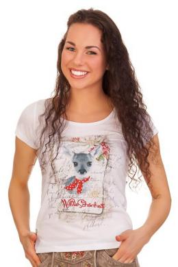 Stockerpoint Trachtenshirt Damen - WILDE SCHÖNHEIT, Weiß, XXL