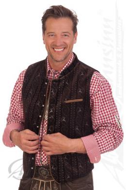 Stockerpoint Trachtenweste - ANTONIO, Braun, 50