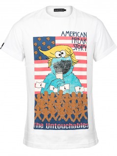 The Untouchables Herren Shirt Freak (XL) (wei)